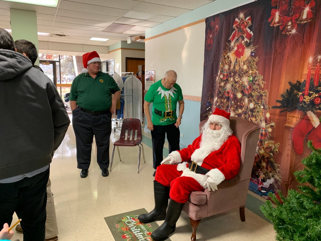 Santa and Helpers are Redy